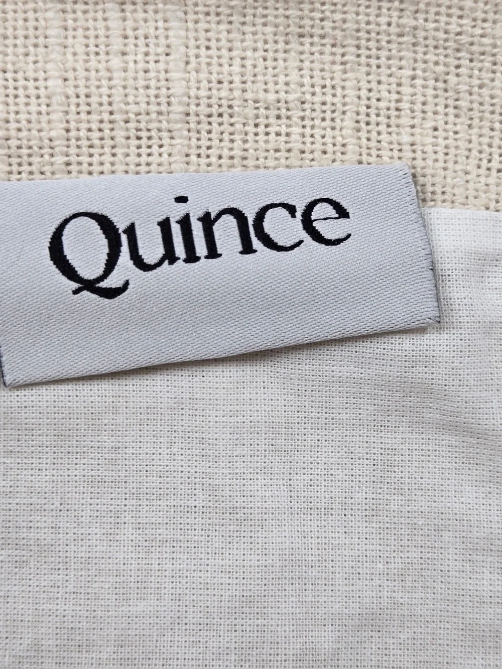 NWT QUINCE Set Of 2 48x84 Cotton Slub Curtains Natural 0779